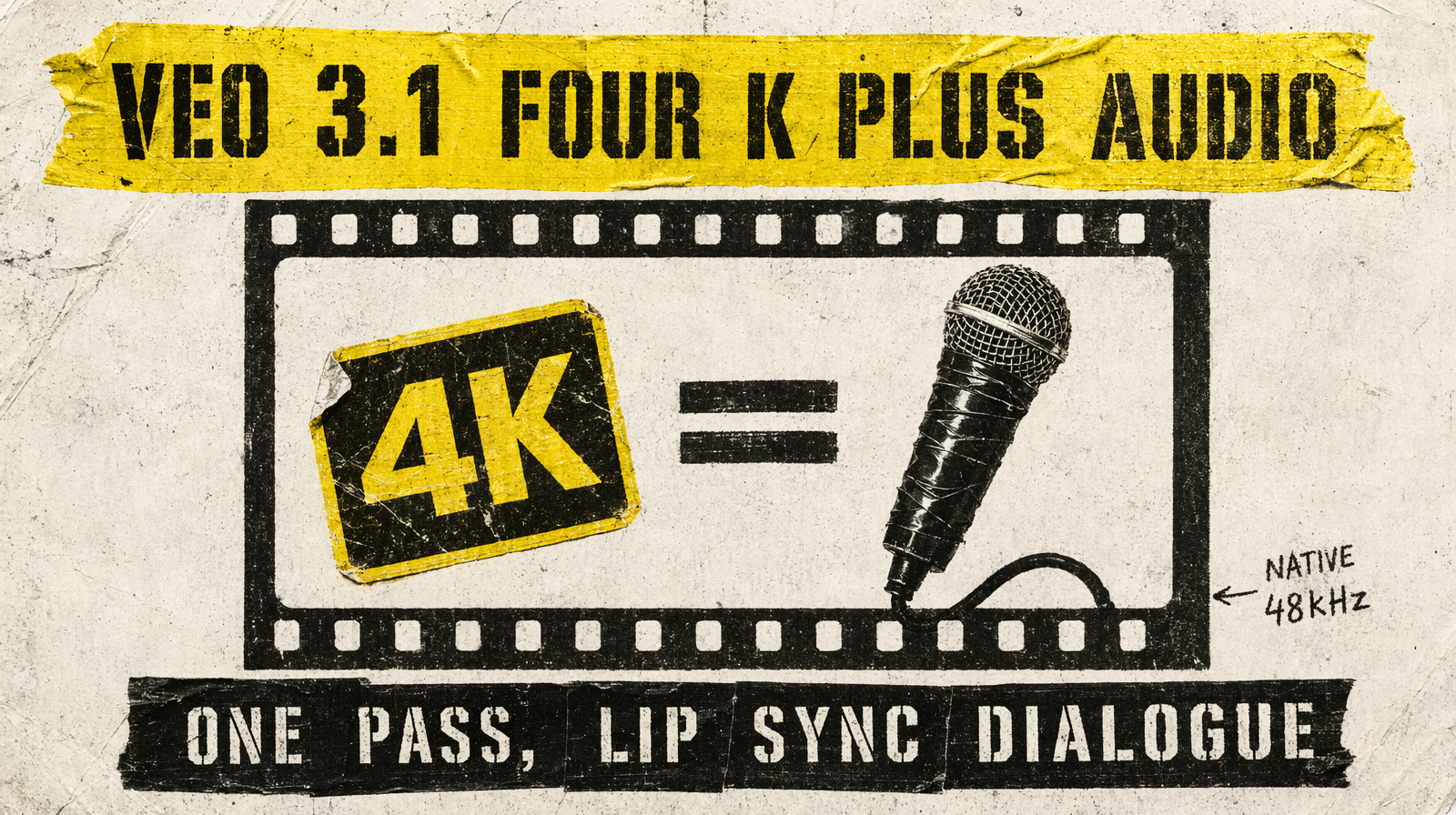 Veo 3.1 4K plus native audio diagram