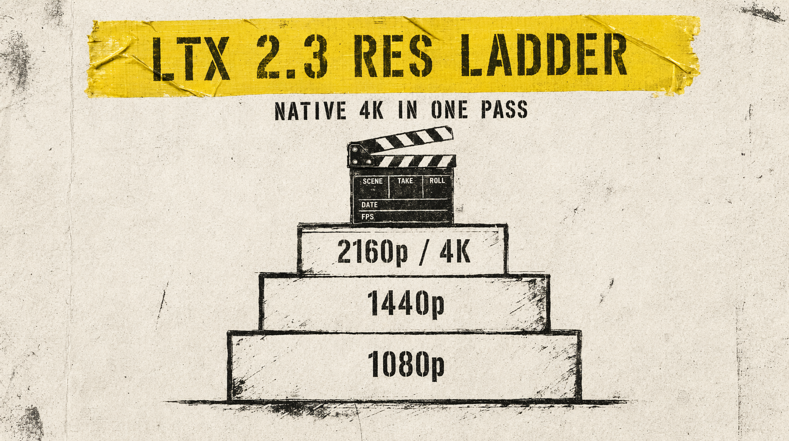 LTX 2.3 resolution ladder up to 4K