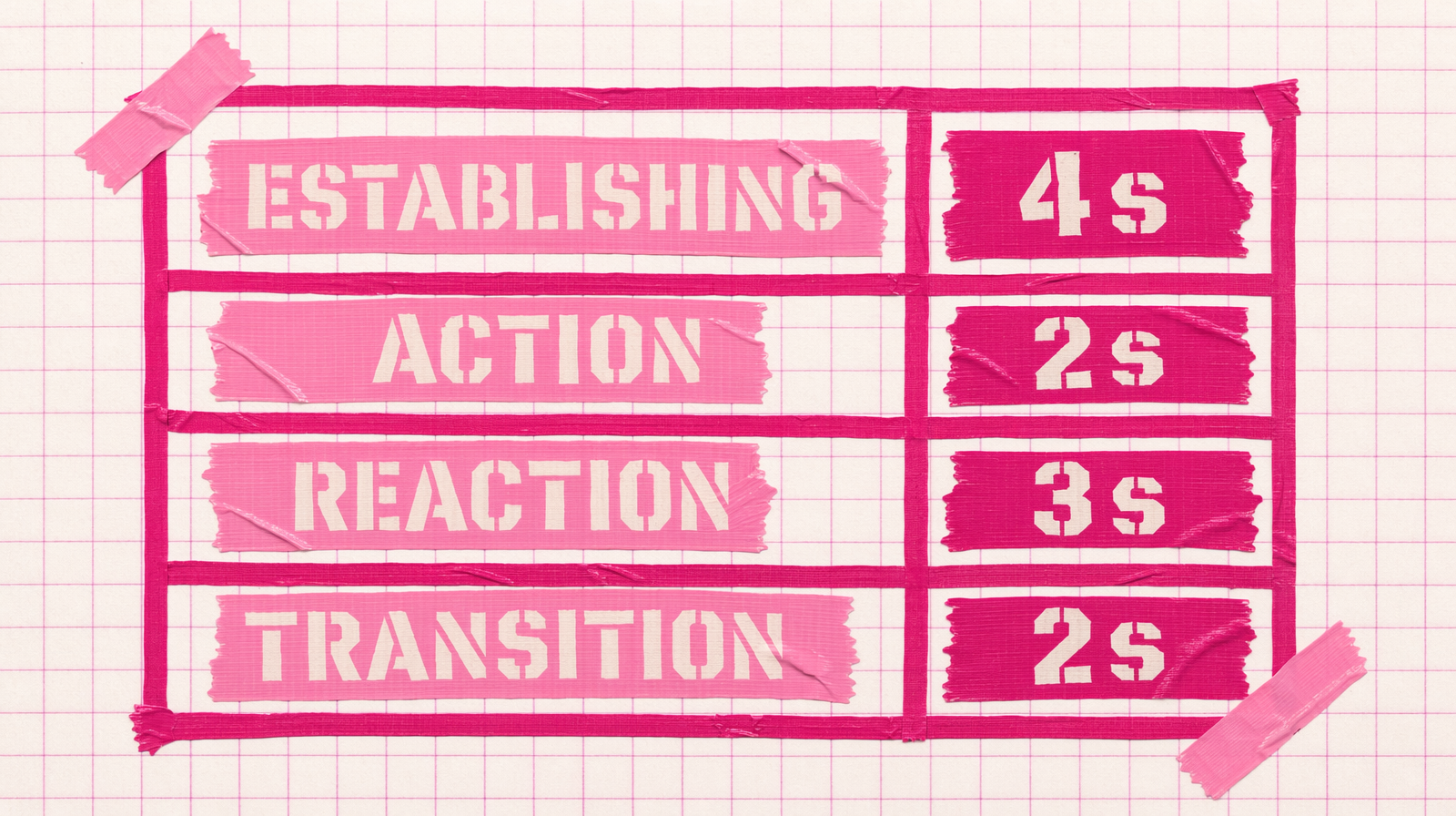 Timeline with tick marks