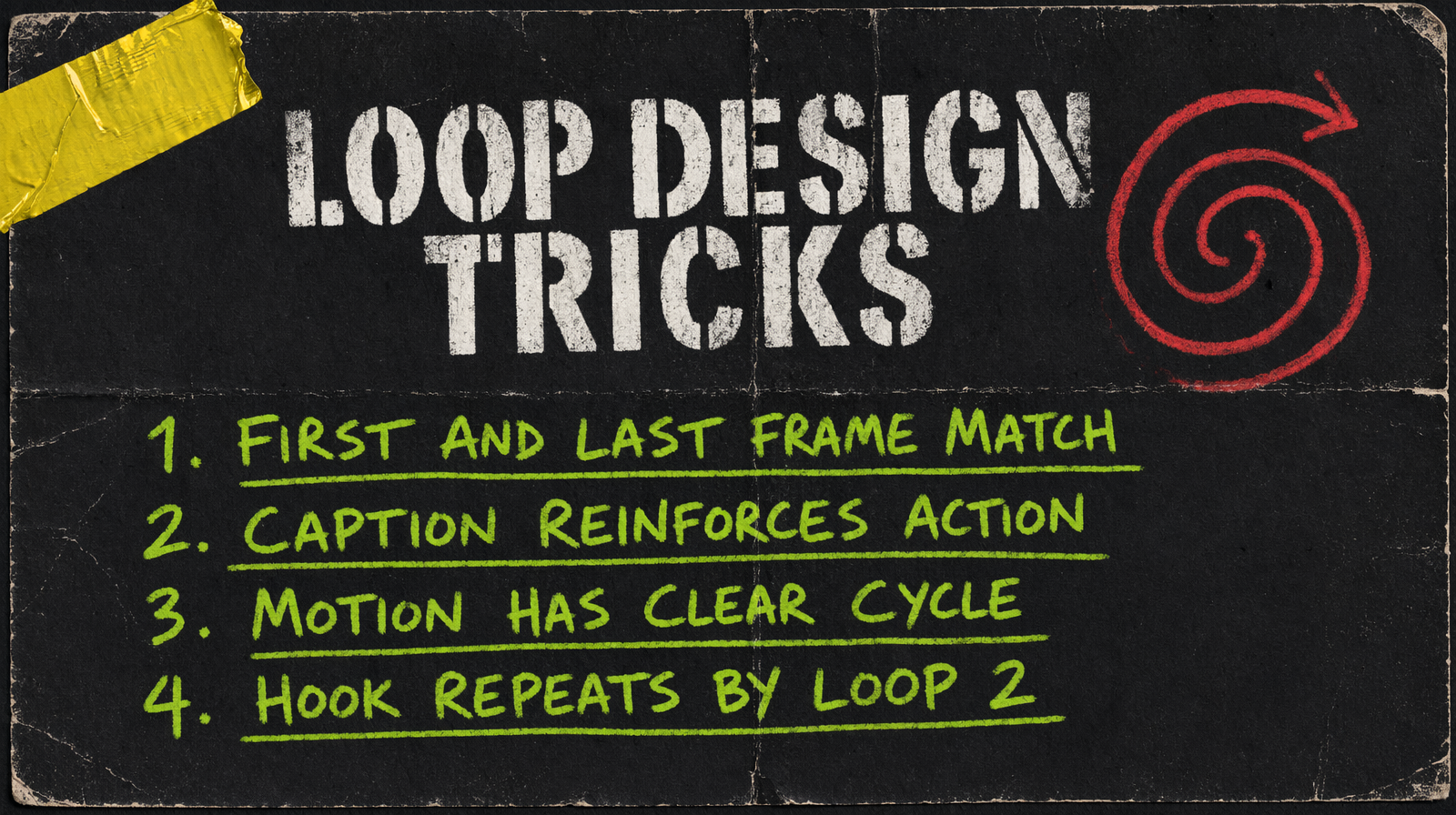 Loop design tricks