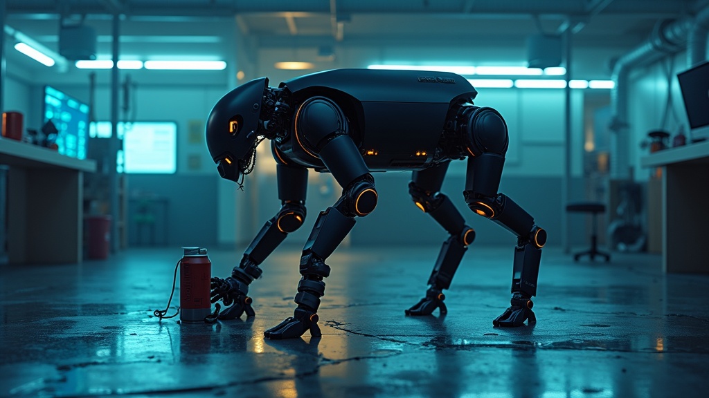 Robot Spot IA Gemini interpretando su entorno con IA