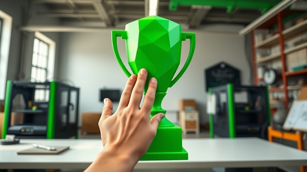 Trophées 3D personnalisés PAMI3D – Impression 3D grand format unique