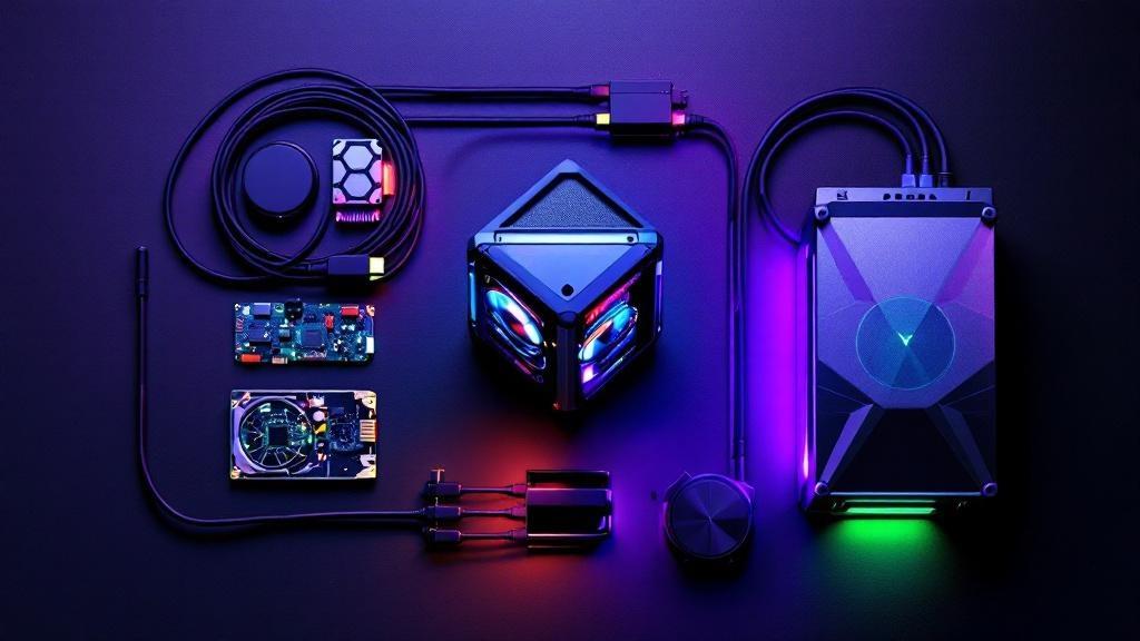 Home server setup with DIY tools and components for beginner self-hosting enthusiasts