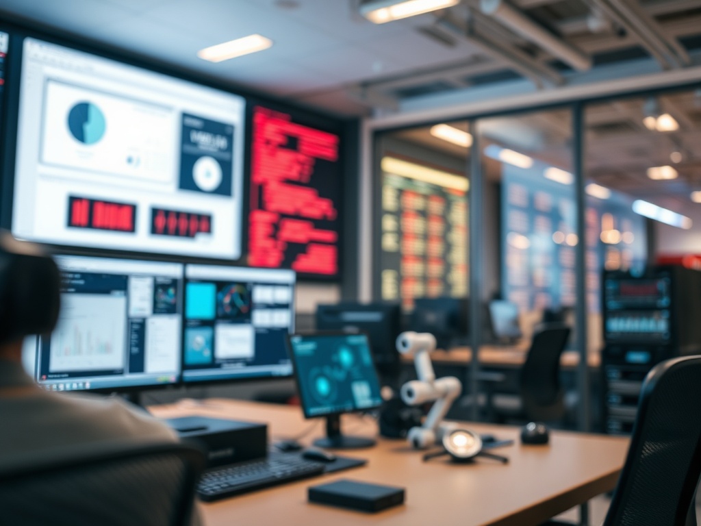 Illustration of AI tools enhancing small business social media marketing strategies