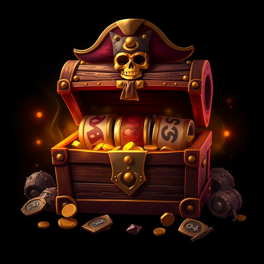 Key art for Treasure Slots
