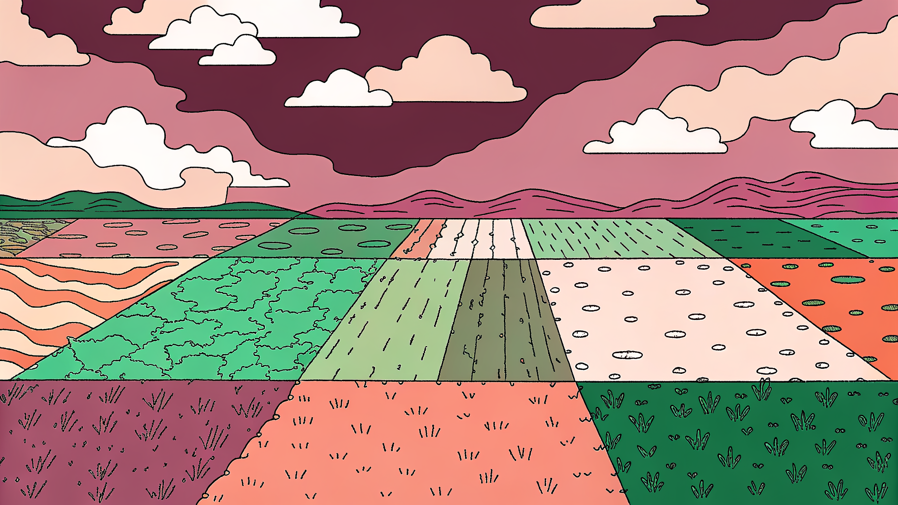 Illustration of a website content map with missing sections, symbolizing keyword gaps and lost opportunities.