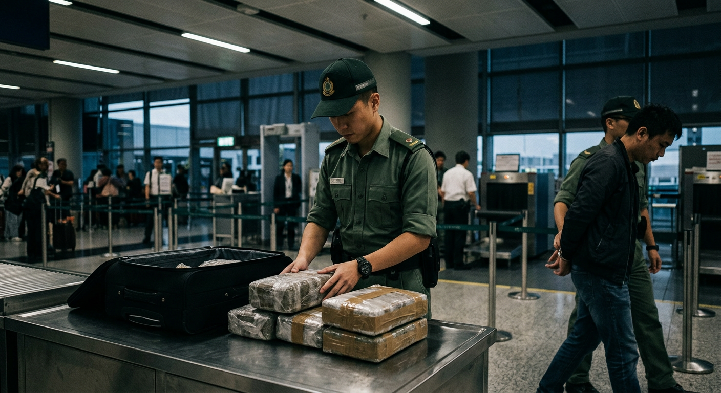 Hong Kong Customs Seizes 6kg of Cannabis and Arrests Passenger at Airport for Drug Trafficking - bastillepost.com