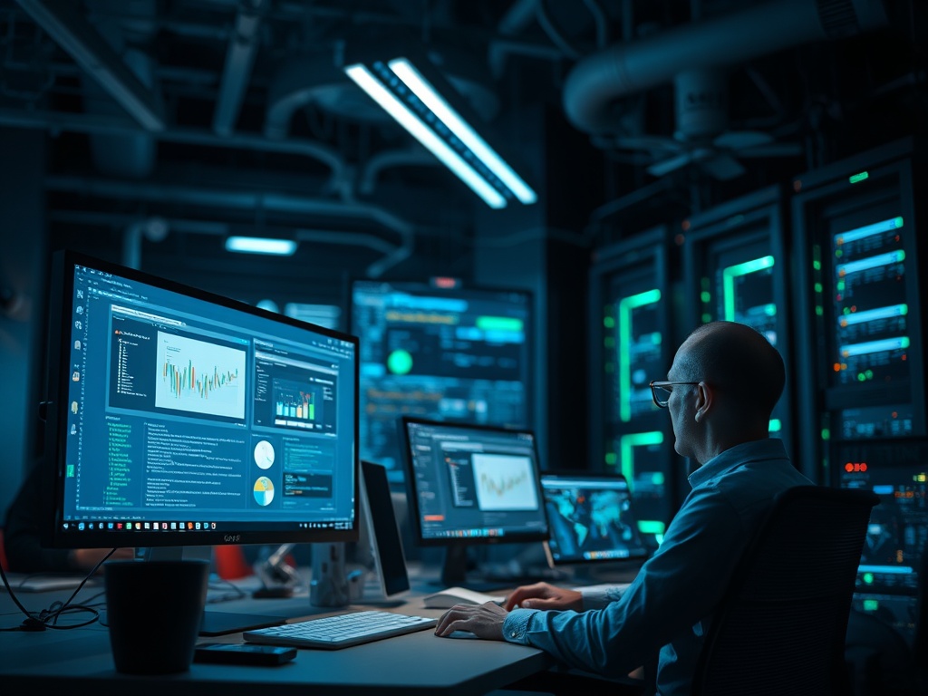 Illustration of AI writing tools enhancing content creation and productivity in digital marketing.