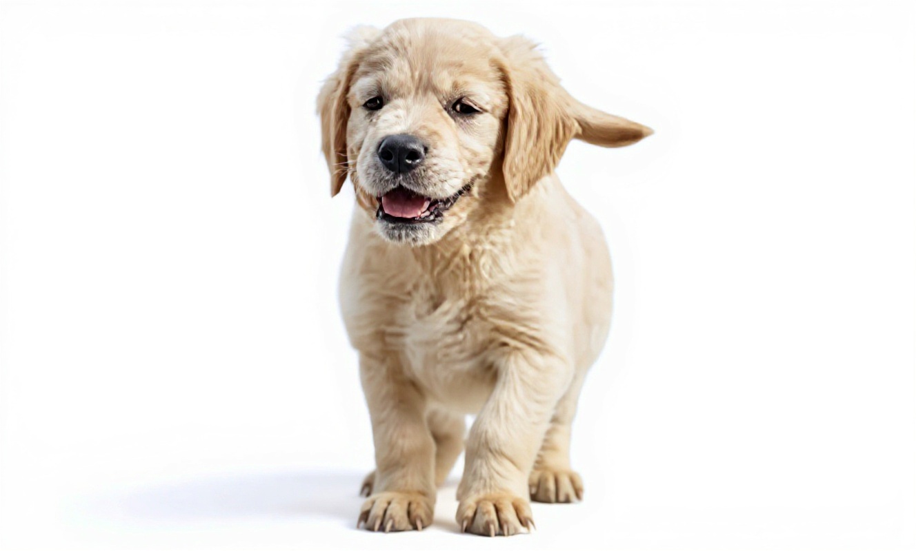golden puppy — free 3D model