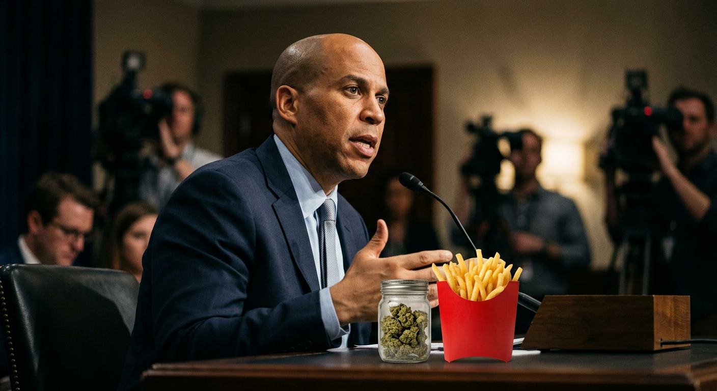 Marijuana Is Safer Than McDonald’s French Fries, Cory Booker Says