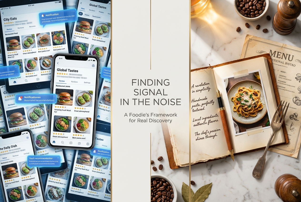 How to Find the Best Places to Eat: A Framework for Serious Foodies