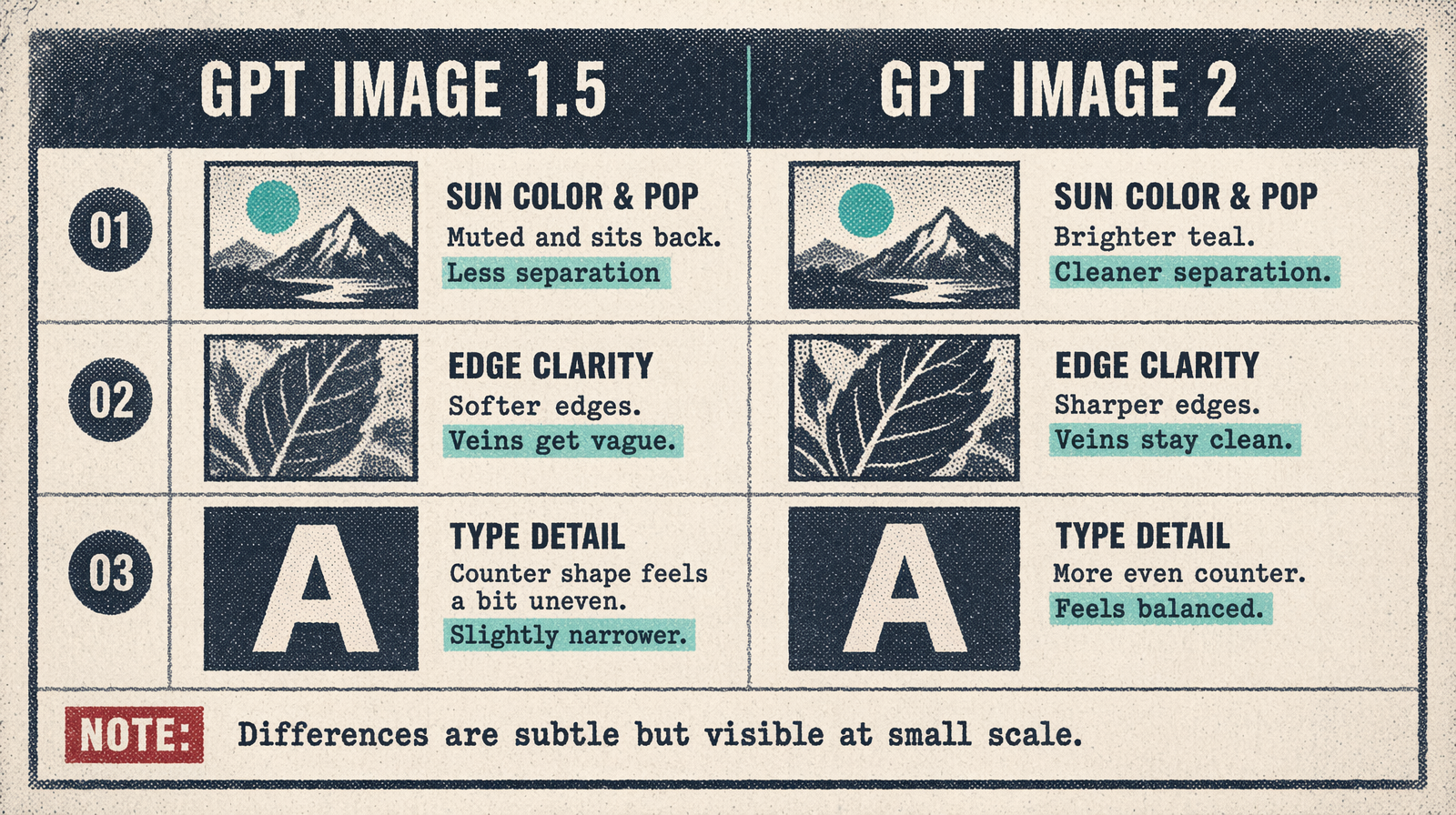 A side by side diagram showing two inference paths