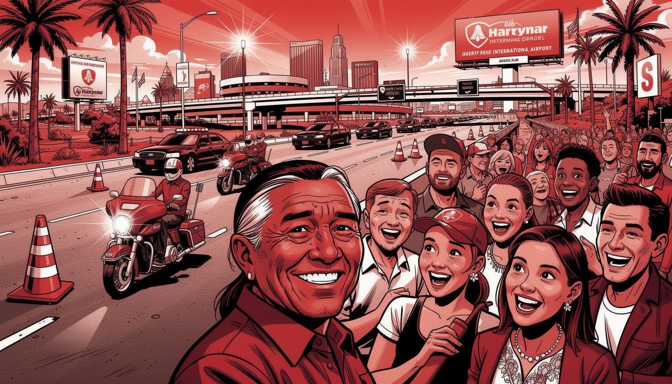 Expect Major Rolling Roadblocks Around Harry Reid Airport Today Due to VIP Political Visits