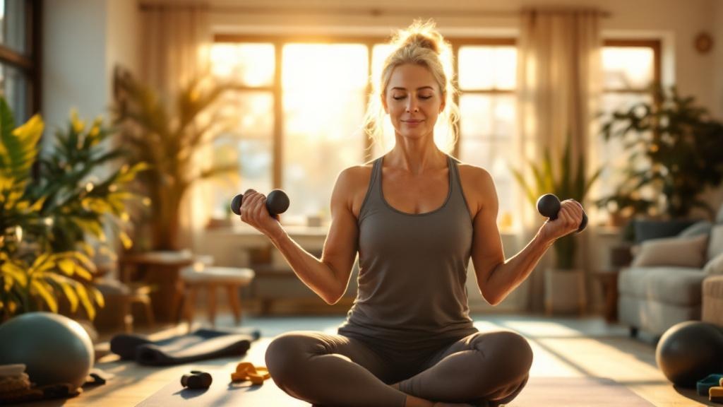 Ejercicios de Fuerza Menopausia en Casa: Guía 2026
