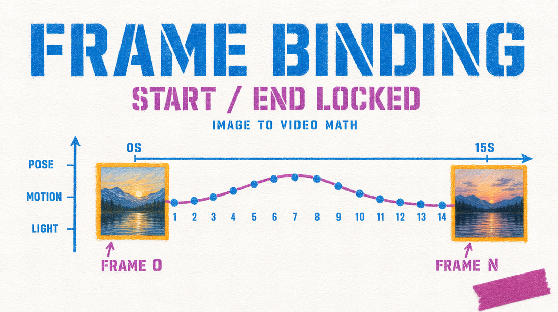 Start frame vs end frame conditioning diagram