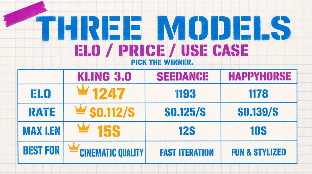 Arena leaderboard snapshot