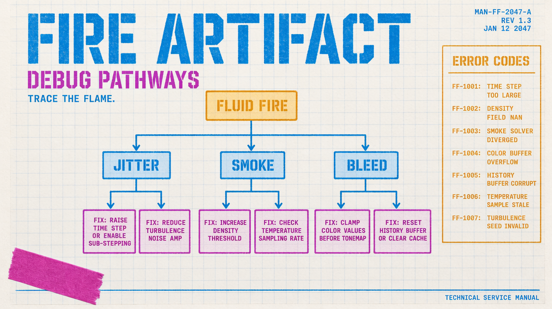 Kling fluid sim artifact examples