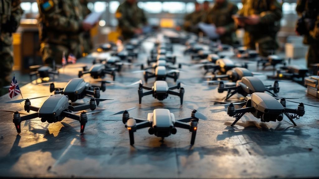 英國宣布2026年底前將交付烏克蘭至少12萬架無人機