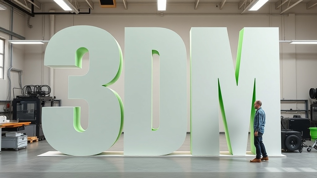 Enseignes 3D grand format PAMI3D – impression 3D volume percutante