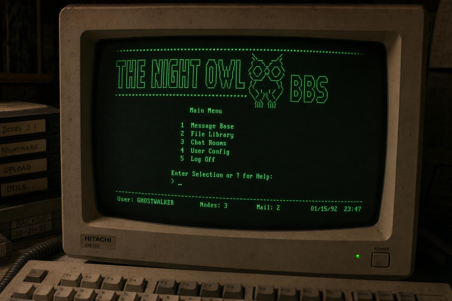 Retro BBS terminal
