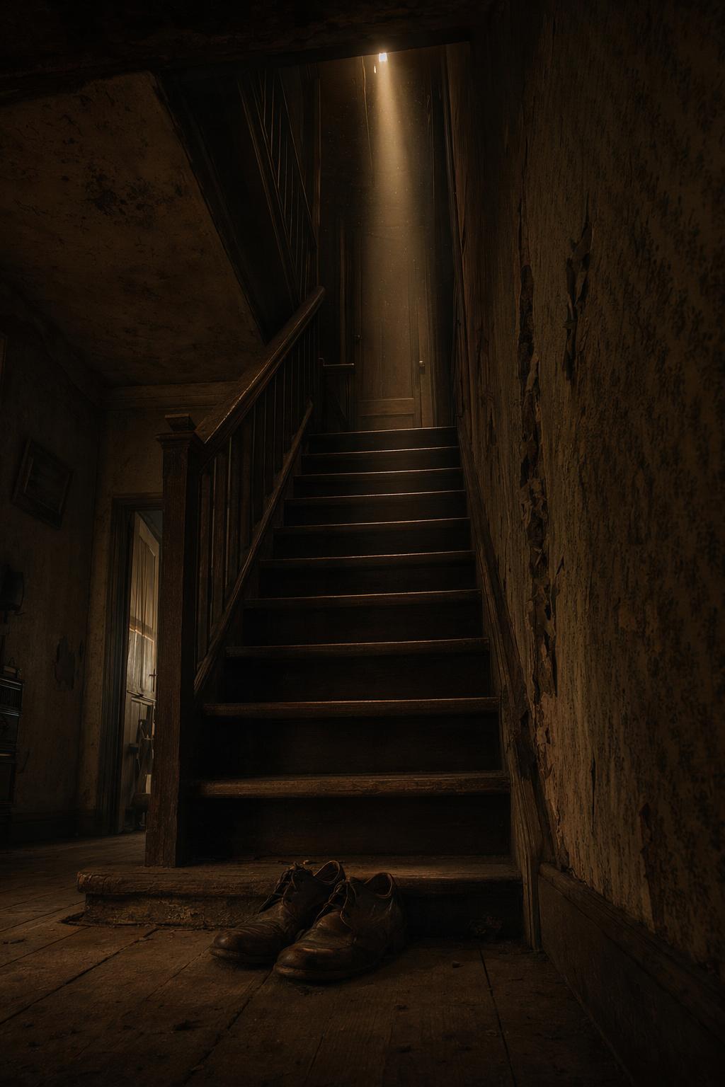 Horror attic descent