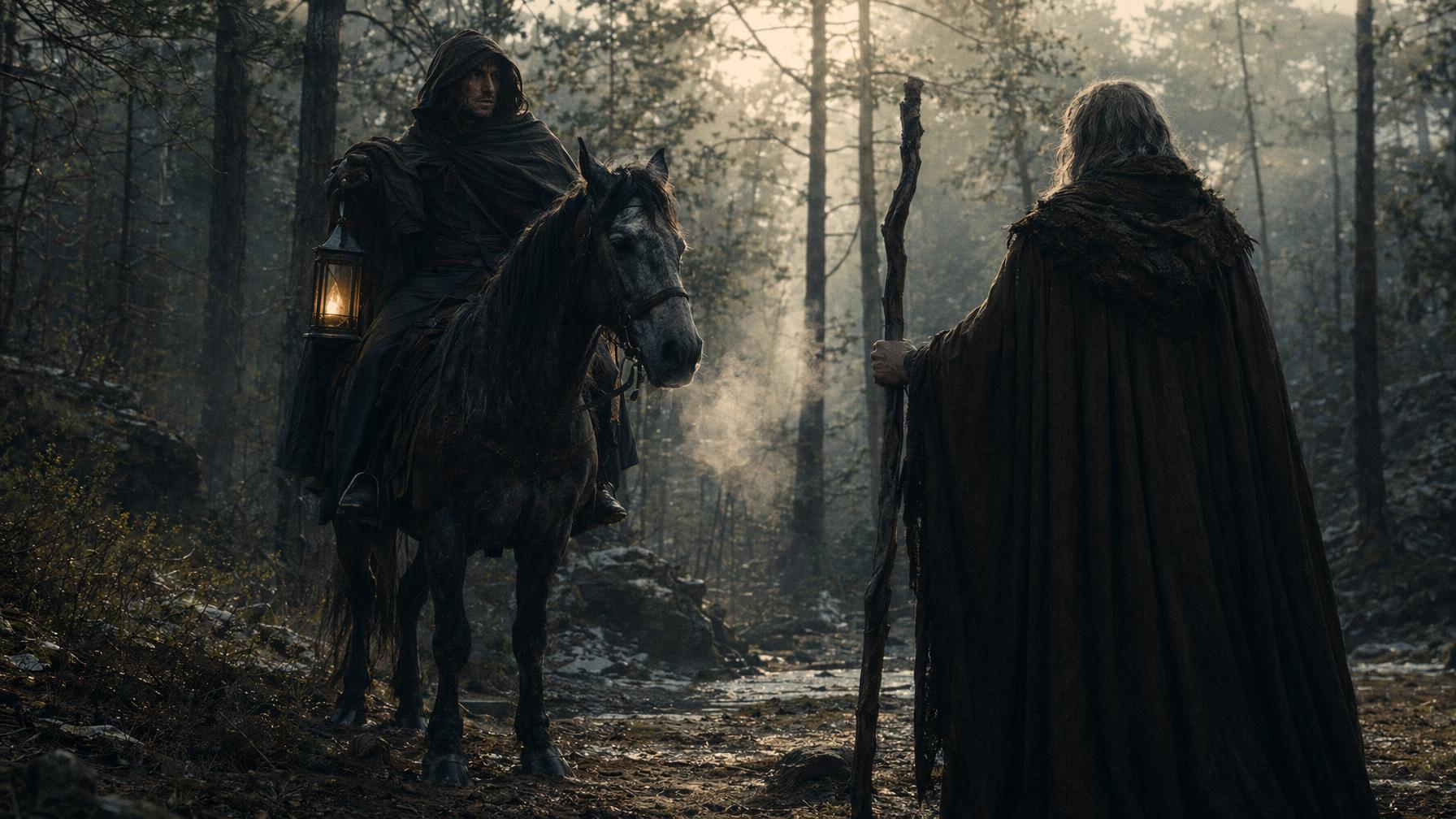 Fantasy forest meeting