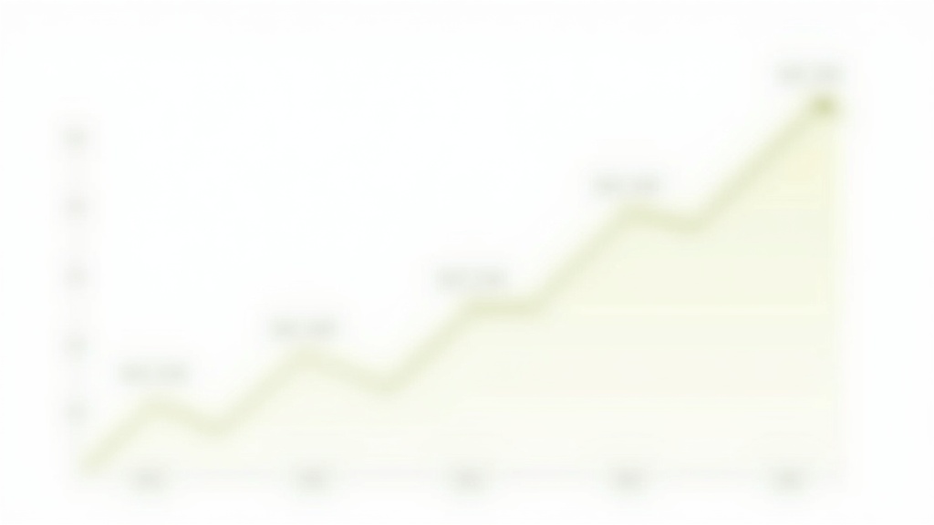 A line chart showing SEO traffic growth over 18 months with three phases marked: foundation phase (months 1-6), growth phase (months 6-12), and harvest phase (months 12-18), clean business presentation style