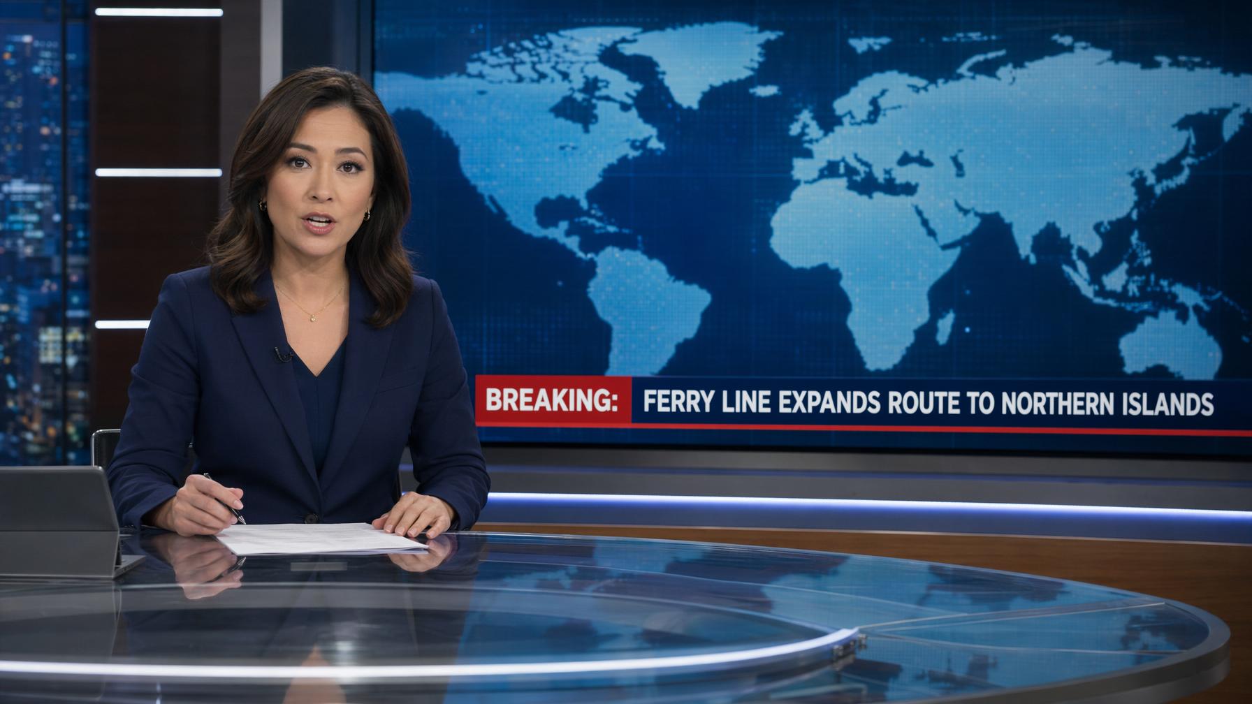 Anchor desk set piece