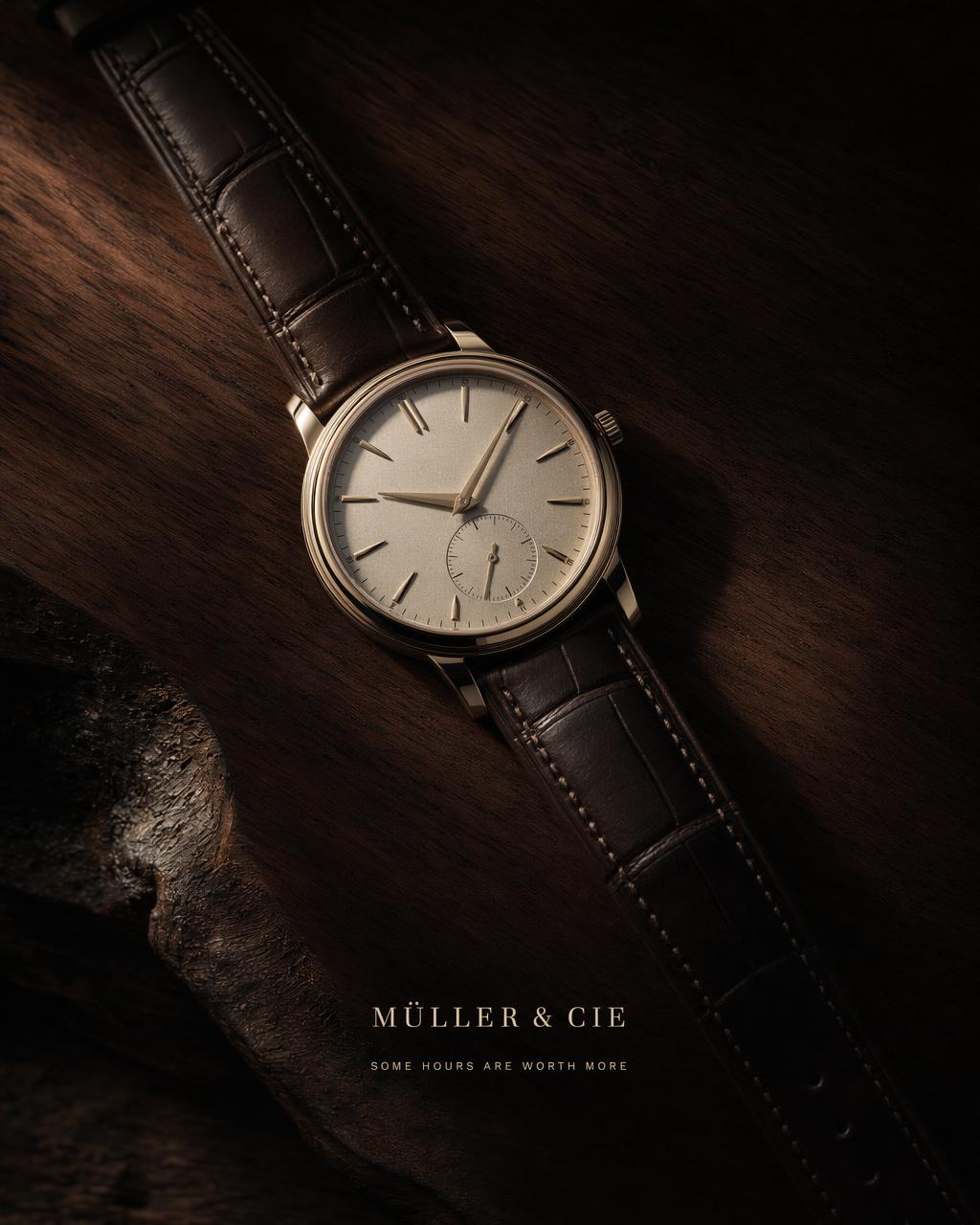 Magazine ad luxury watch