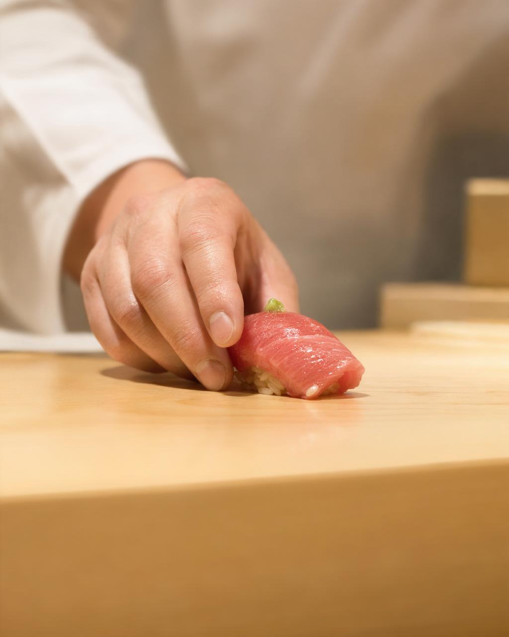 Sushi counter omakase