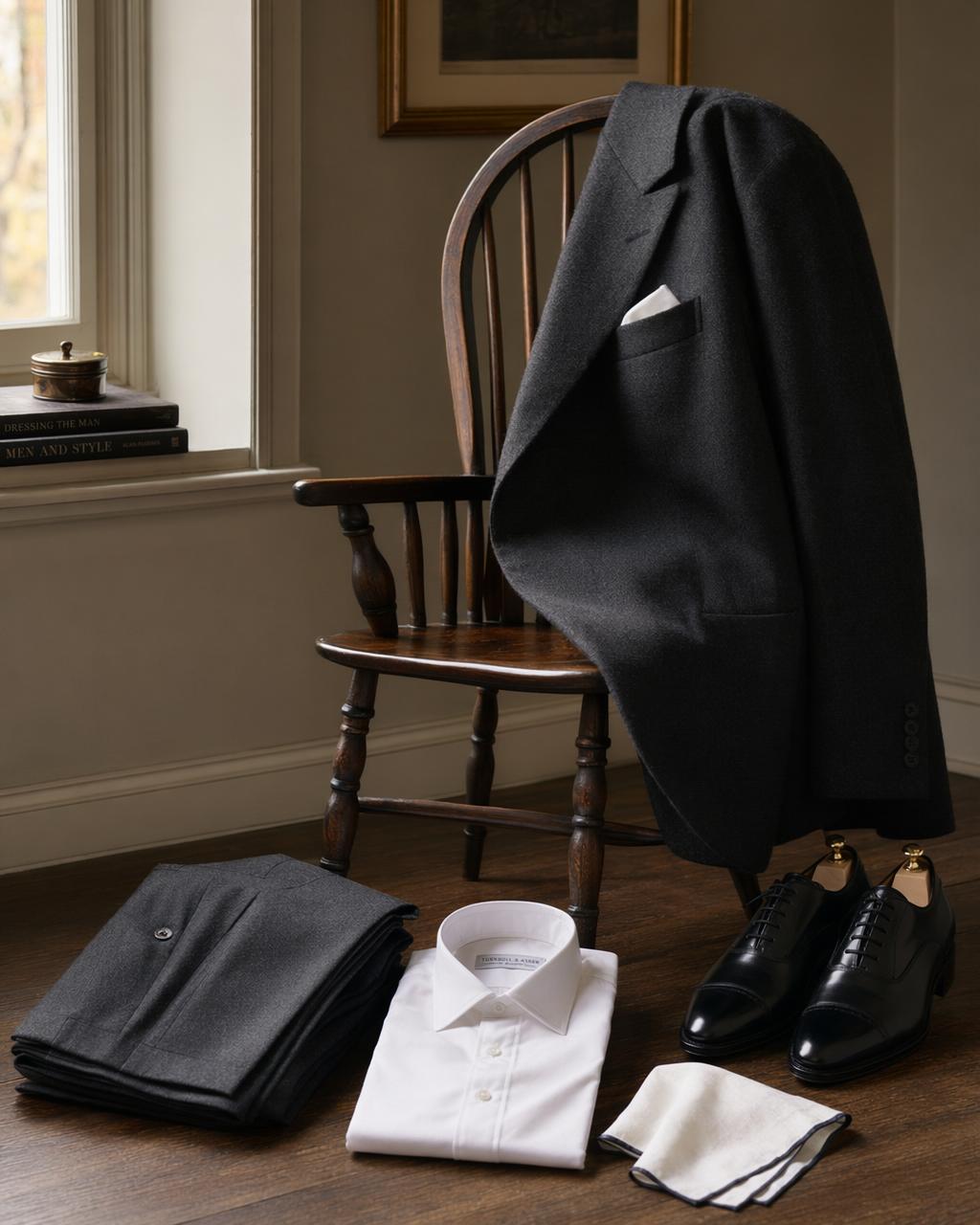 Menswear tailoring still