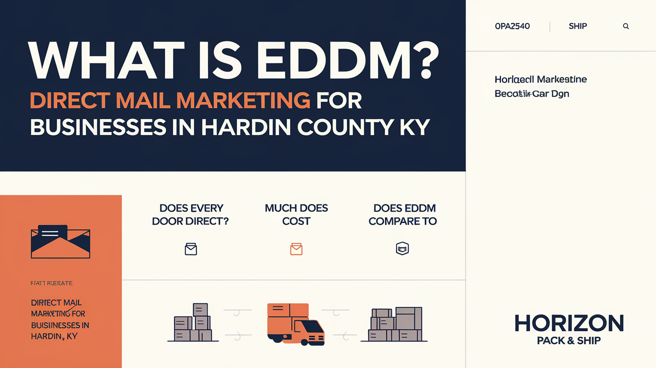 What Is EDDM? Direct Mail Marketing for Businesses in Hardin County KY