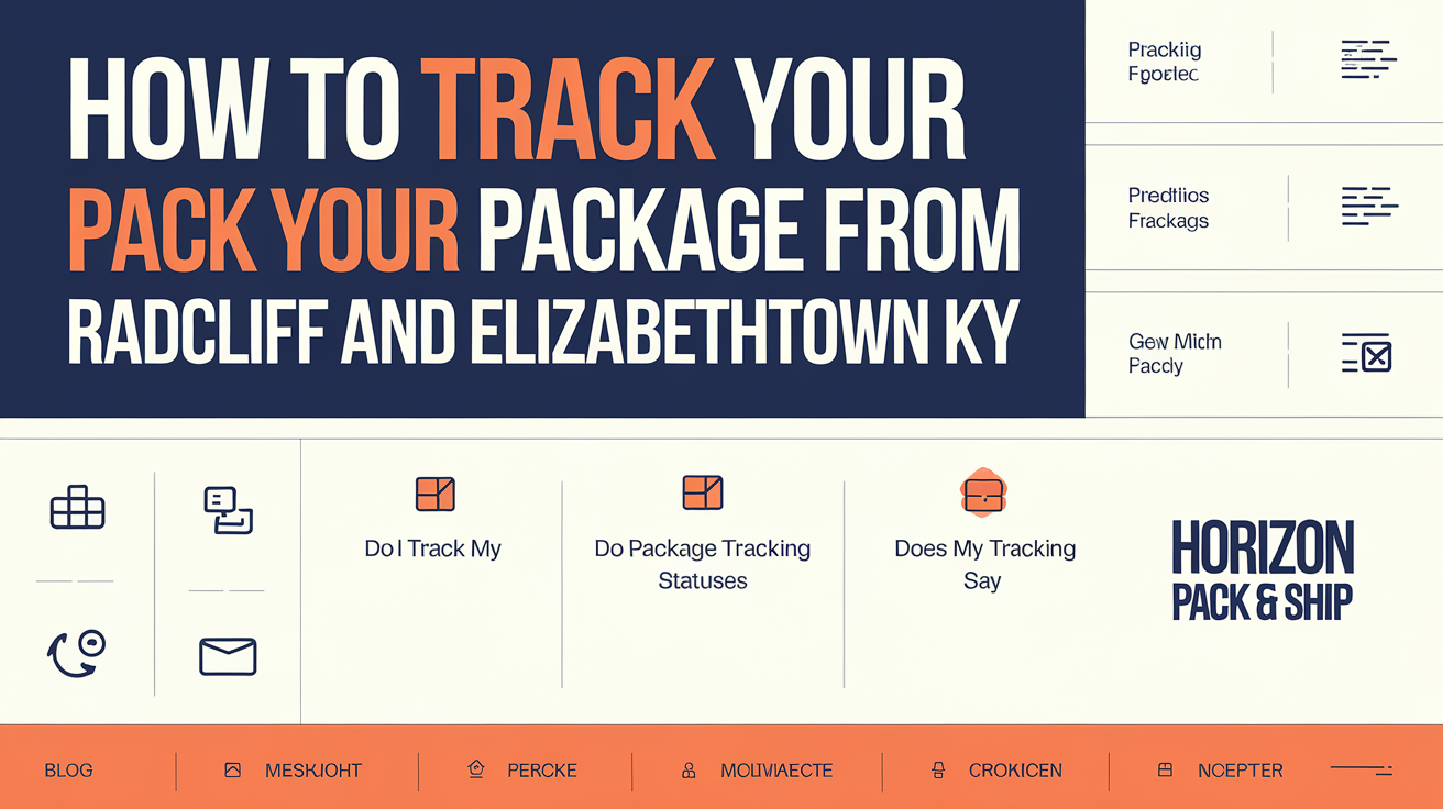 How to Track Your Package from Radcliff and Elizabethtown KY