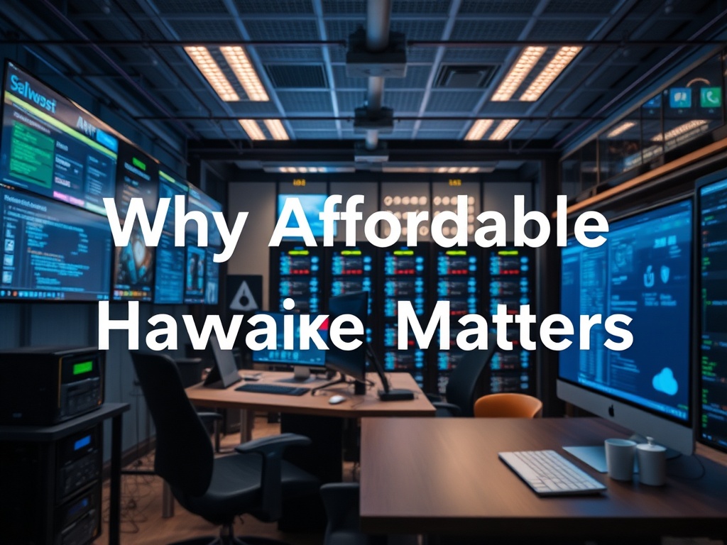 Illustration of affordable hardware components for self-hosting servers and DIY tech setups