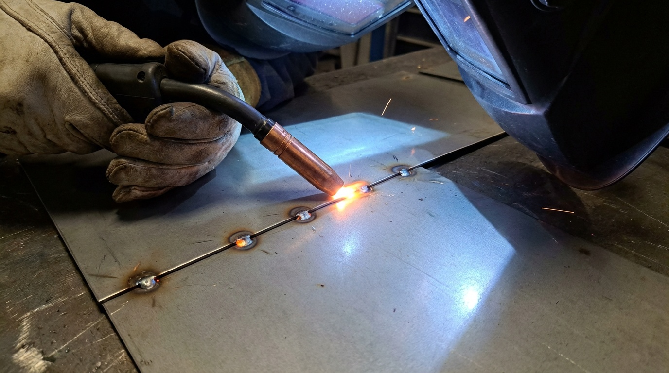 How to MIG Weld Thin Sheet Metal Without Blowing Through It