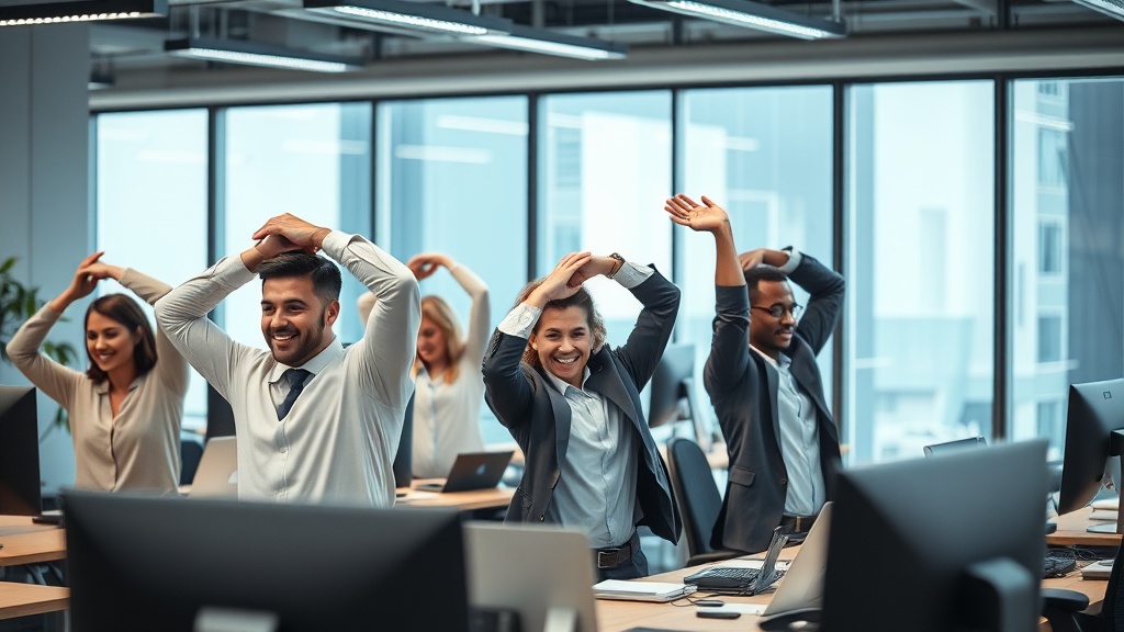 Exercícios Simples no Ambiente de Trabalho: Melhore sua Saúde com Ginástica Laboral