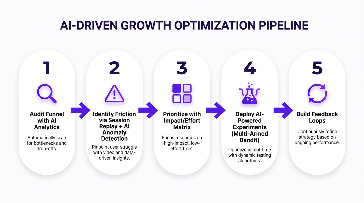 Step-by-step framework for implementing AI and UX conversion optimization