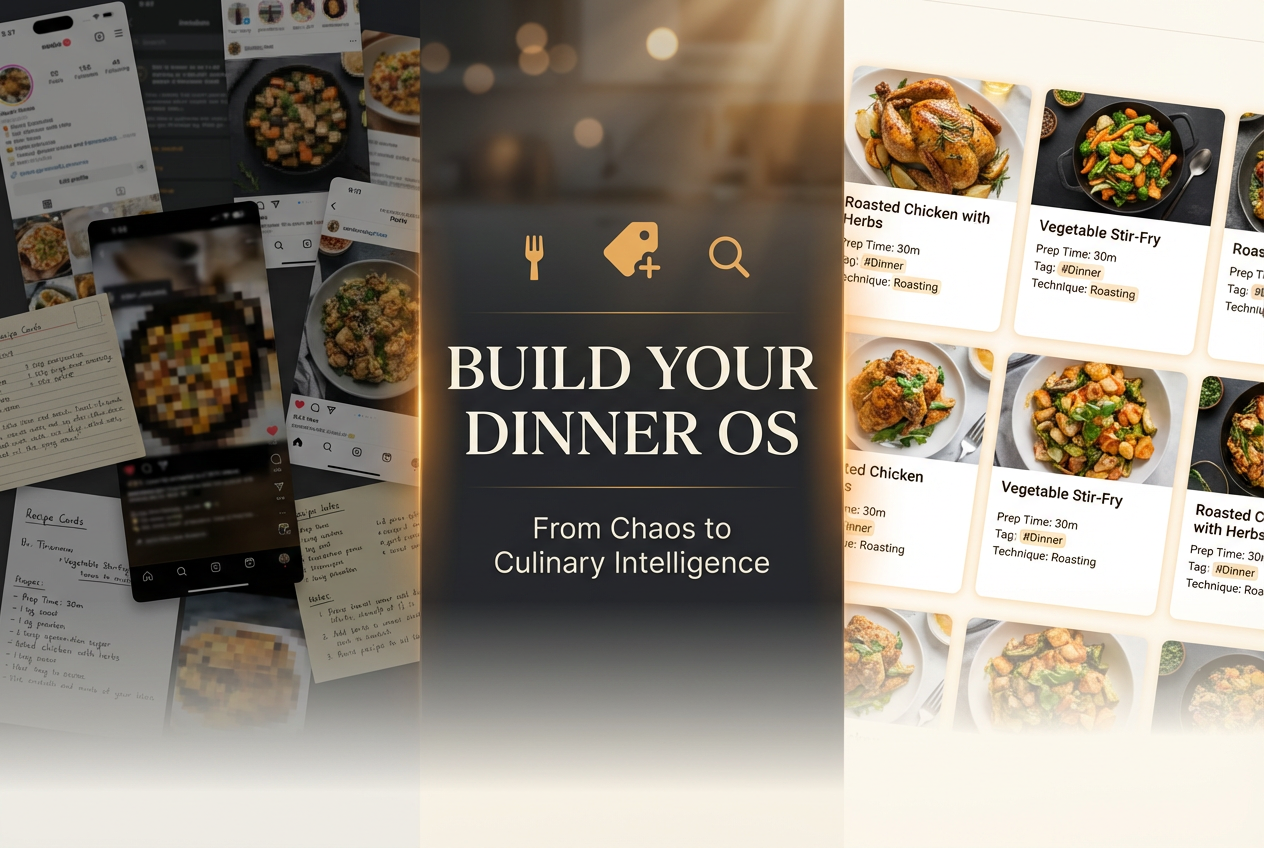 How to Build a Dinner OS to Organize Your Culinary Inspiration