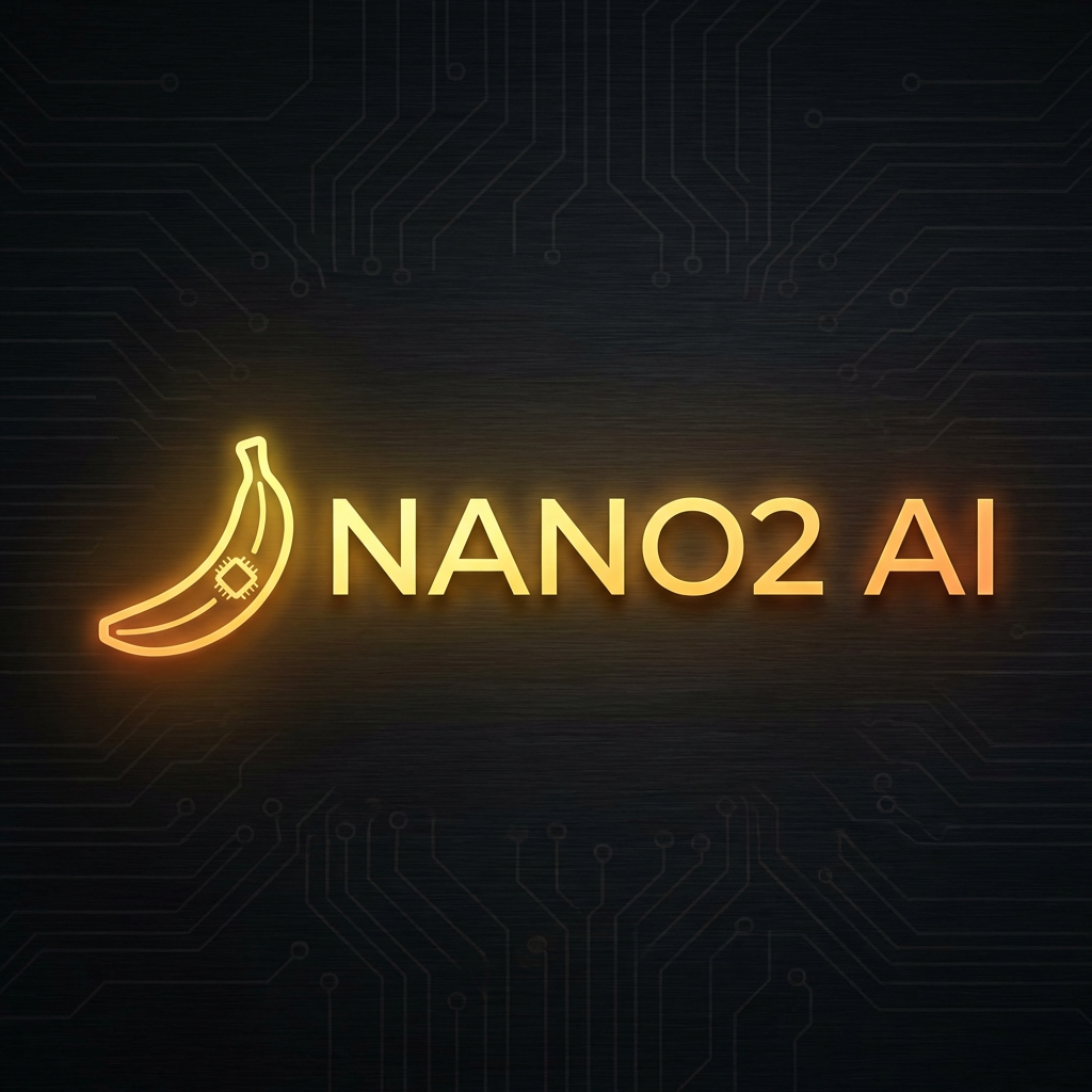 Nano2 AI brand logo with clean modern typography on dark gradient background
