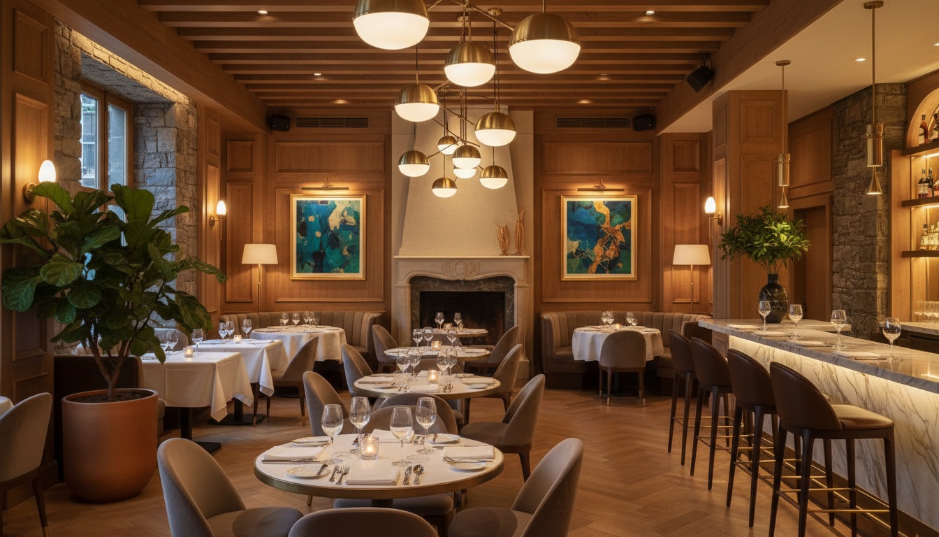 Curated restaurant interior design