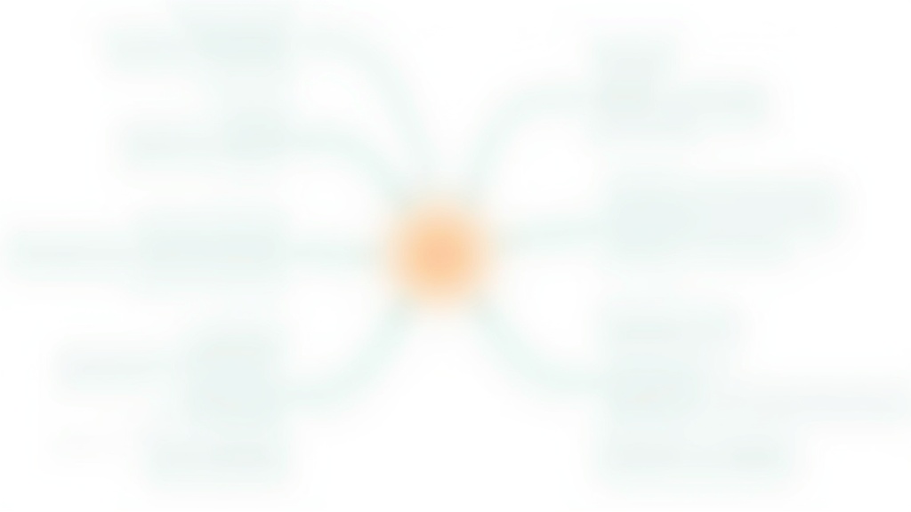 A mind map showing keyword expansion from a central topic 