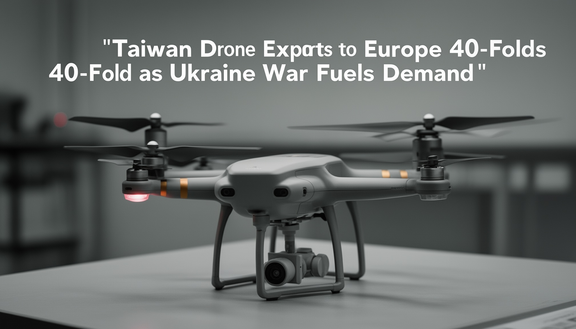 Taiwan Drone Exports to Europe Surge 40-Fold as Ukraine War Fuels Demand