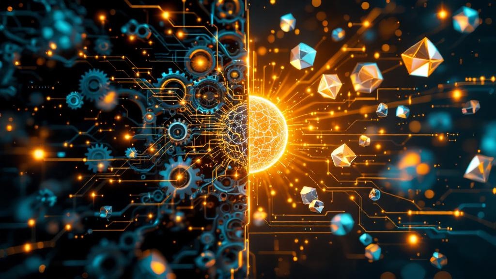 Futuristic AI interface showcasing top AI tools for productivity and innovation.