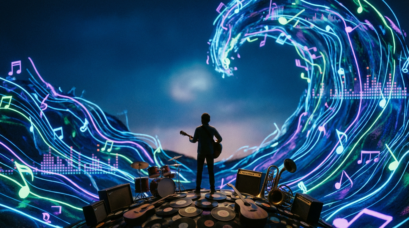 AI Music Hit 44% of All Uploads. Now What?