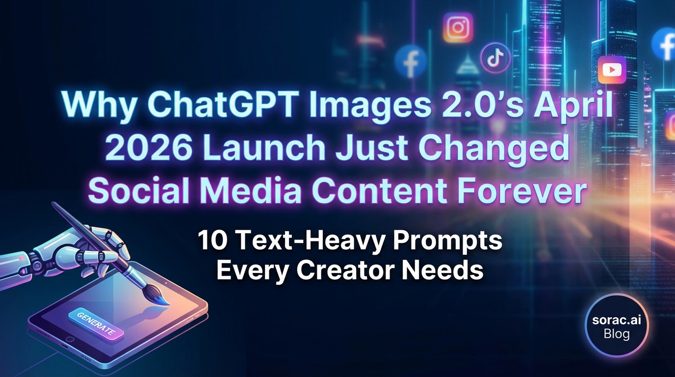 Why ChatGPT Images 2.0's April 2026 Launch Just Changed Social Media Content Forever: 10 Text-Heavy Prompts Every Creator Needs