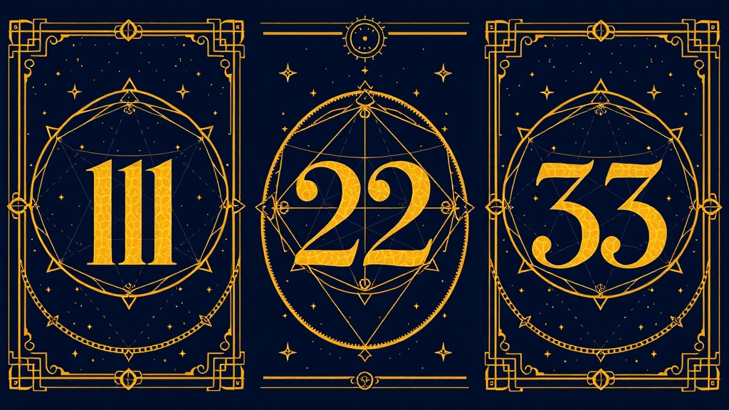 Números Mestres 11, 22 e 33: O que Significam