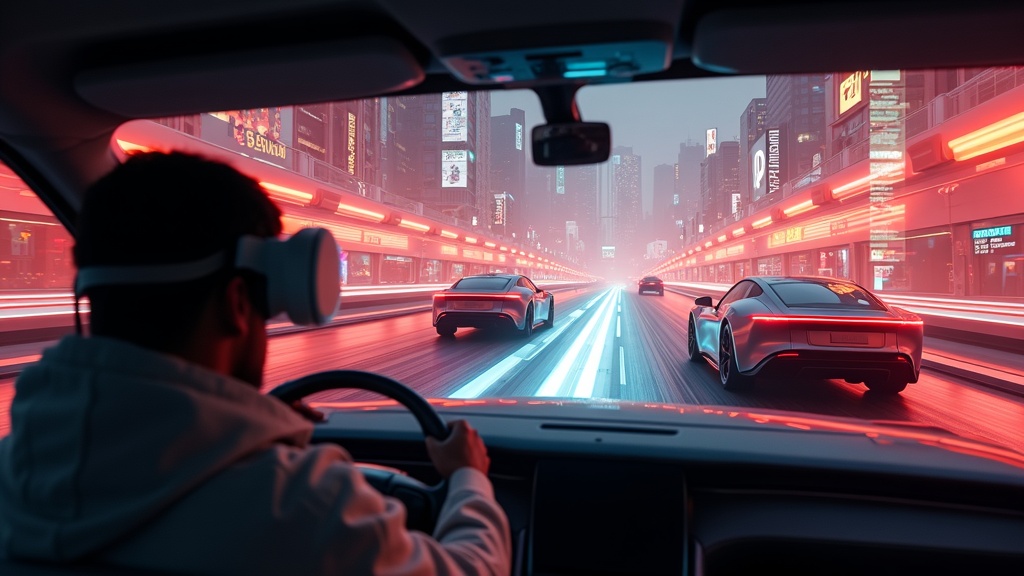 Diseño conceptual futurista del Kia Vision Meta Turismo en un entorno virtual