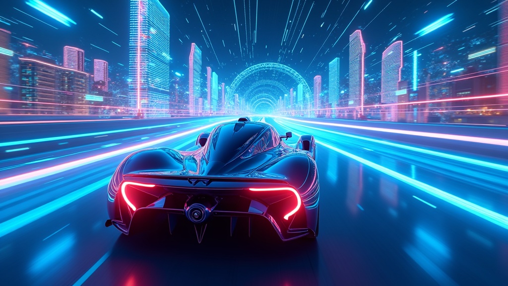 Interior futurista del prototipo Kia con integración de realidad virtual