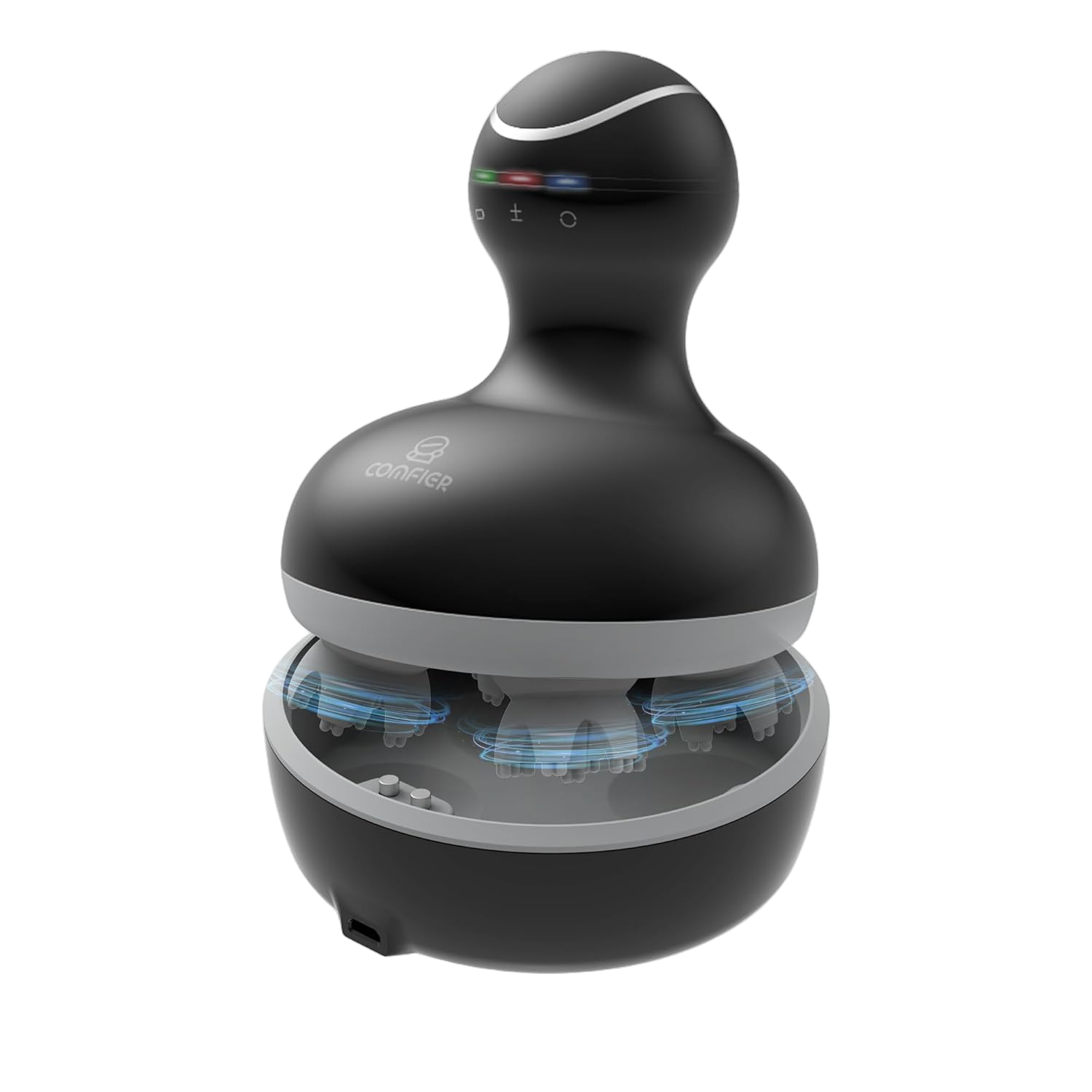 Glow82 Electric Scalp Massager — premium handheld device
