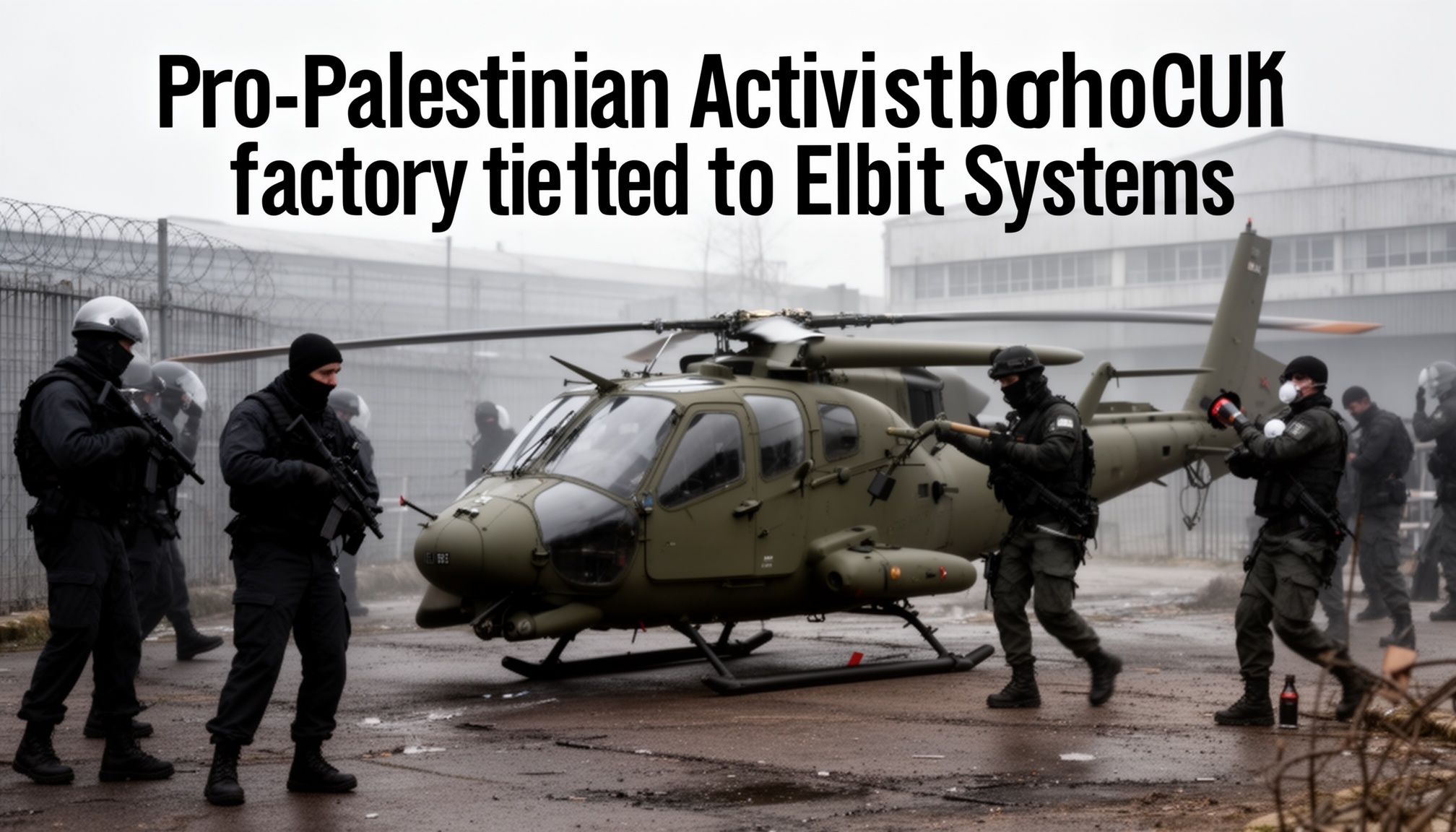 Pro-Palestinian activists breach UK drone factory tied to Elbit Systems